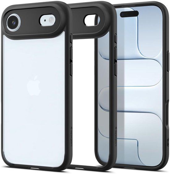 Spigen Ultra Hybrid Back Cover voor Apple iPhone Air - Matte Zwart