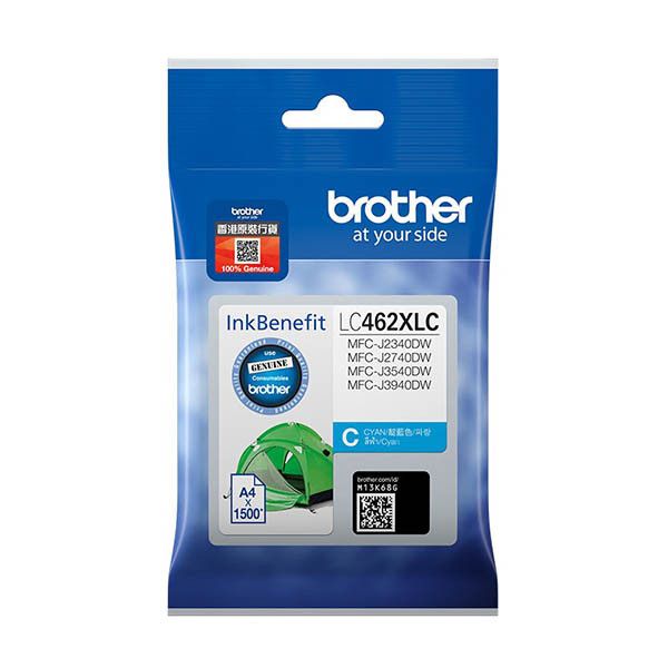 Brother LC462XLC turkusowy toner