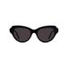 Loewe LW40178I Geometric Sunglasses for Women, Black, Grey, 53mm