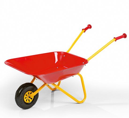Rolly Toys Metalen Kruiwagen - Rood