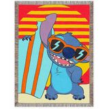 Northwest Lilo & Stitch Hang Ten sprei, geweven, 122 x 152 cm