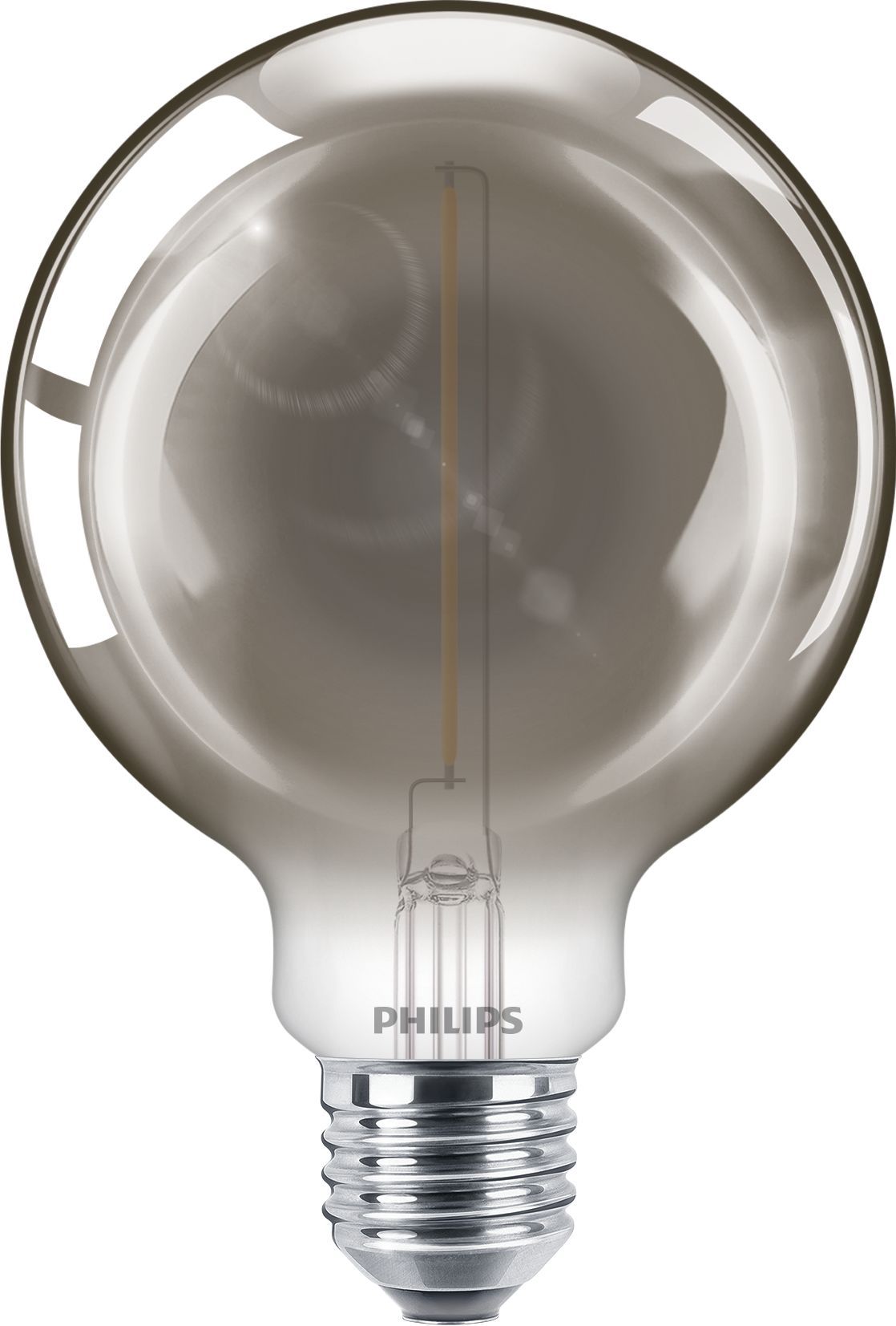 Philips LED-lamp Globe E27 2W - 136 lm - 2700K - Warm Wit - Grijs