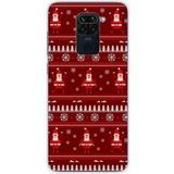 1001 coques Xiaomi Redmi Note 9 Bedrukt siliconen hoesje pull de noel santa
