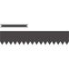 Bordure de pelouse 10 pièces noir 100 x 0,05 x 20 cm