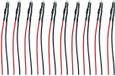 TAMS Elektronik 81-50066-10-C LED Met aansluitdraden Rouge 10 pièce(s)
