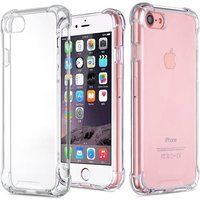 Phonillico® Schokbestendig hoesje voor Apple iPhone 6 / 6S - Transparant TPU Gel Case Cover Zacht siliconen Bescherming Slim Light