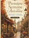 Première Semaine d'Automne : Rues Européennes Chaleureuses et Villes Antiques - Livre de Coloriage
