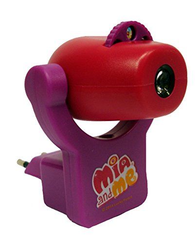 ToyJoy Mia and Me 118094 Projectielamp voor de kinderkamer, Meerkleurig, 7 x 9 x 8,5 cm met 14 x 9 x 19 cm