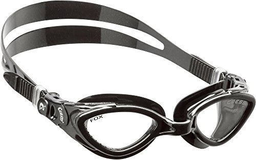 Cressi Fox Goggles - Zwembril voor volwassenen met platte lenzen voor natuurlijk zicht