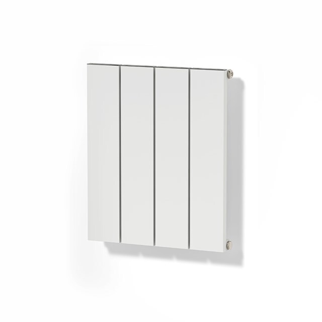 Maxaro Aluminium Designradiator Jupiter Mat Wit 292 Watt 37,5x50cm Verticaal