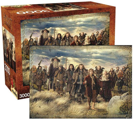 Aquarius The Hobbit - An Unexpected Journey Map Puzzle - 3000 Pieces