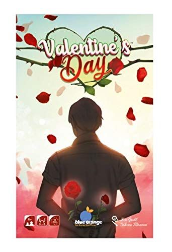 Blue Orange Valentijnsdag kaart spel - 3664824000799