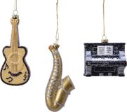 Decoris Kaemingk Hanger plastic muziek multi kerstbal hangdeco kerst Decoris