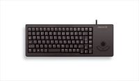 CHERRY XS Trackball Keyboard - USB - QWERTY - US Layout - Black