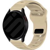 Strap-it Withings Steel HR - 40mm outdoor siliconen bandje (beige-bruin)