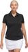 adidas Performance Solid Performance Poloshirt Dames Zwart S