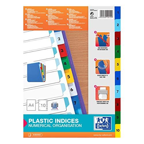 ELBA plastic register Strong-Line Cijfers, 1-10 - 1 Register