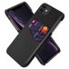 KSQ Étui iPhone 11 avec Porte-Cartes - Noir