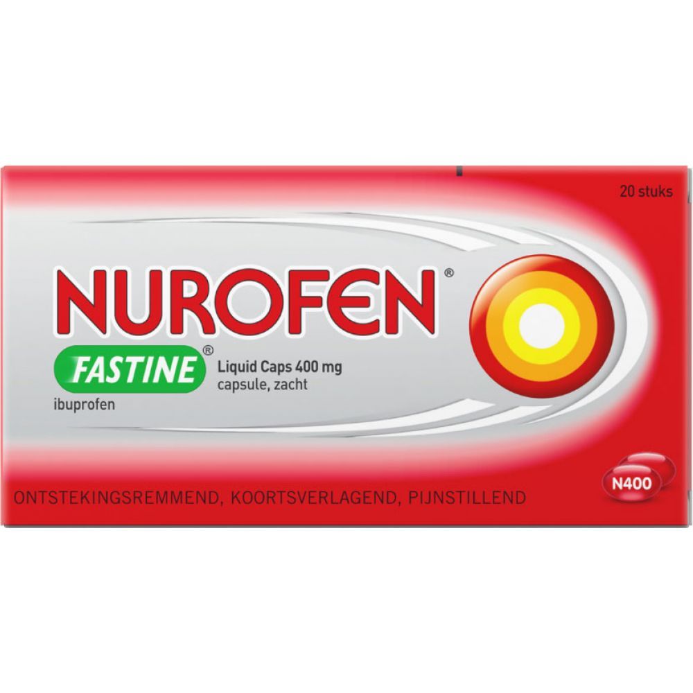 Nurofen Fastine Liquid Caps 400mg - 5000158105485