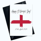 Peachy Antics Gelukkig Saint George's Day Card St Georges Day 24 april Vieringskaart Engeland voor hem voor haar AP125
