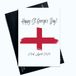 Peachy Antics Gelukkig Saint George's Day Card St Georges Day 24 april Vieringskaart Engeland voor hem voor haar AP125