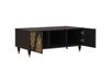 Maison Exclusive Table basse, noir, 100 x 54 x 40 cm, manguier massif