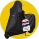 Elzusha - Housse de scooter imperméable 300D Oxford - Noir