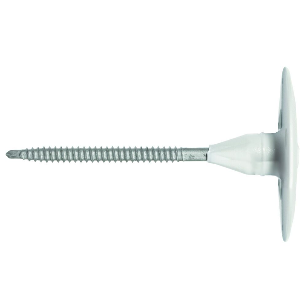 Fischer 44392 - Schroefdoppen en -deksels - wit - nylon - 500 stuks