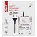 EMOS Breedband-versterker 25 dB (frequentiebereik 47-230 MHz, 470-698 MHz) voor DVB-T2, kabeltelevisie of antennes, 1 ingang, 2 uitgangen, 10,5 x 13,5 x 4 cm