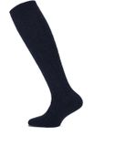 Yellow Moon Kniekous YM cable – Dark jeans melange – 23-26