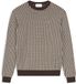 Pure Path Trui Ladderstitch Sweater 26030803 96 Dark Brown Mannen Maat - L