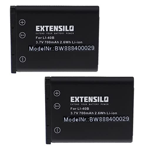 EXTENSILO EXTENSILO 2X batterij vervanging voor Polaroid CTA-00730S voor camera (700mAh, 3,7V, Li-Ion)