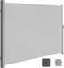 And Outdoormatch Hermina Pare-vue 250x350cm Gris Clair