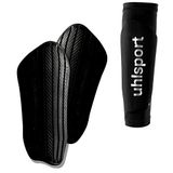 uhlsport CarBONFLEX EVO scheenbeschermers voor volwassenen, uniseks, zwart, maat M