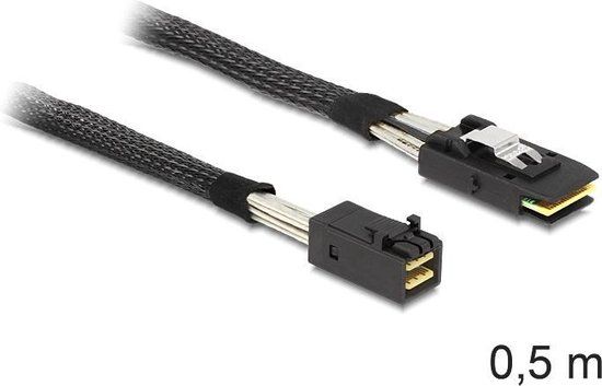 Delock Mini-SAS HD SFF-8643 > Mini-SAS SFF-8087 - 0,50 meter