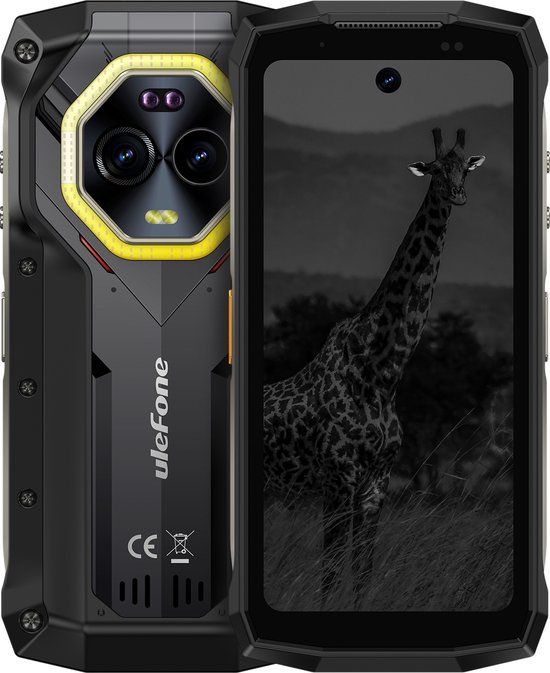 Ulefone Armor Mini 20 Pro Robuuste Smartphone, 5G, 8GB/256GB, Zwart