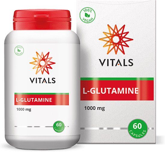 Vitals L-Glutamine 1000 mg - 60 capsules