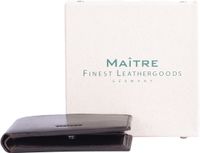 Maitre Maître Birkheim Gerno Portemonnee RFID-bescherming Leer 10 cm - Donkerbruin