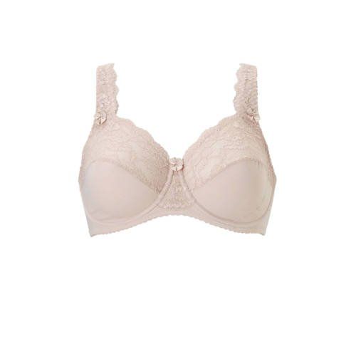 Plaisir +size beugelbh Beate met kant beige - 5711971097795