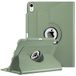 Fintie Hoes voor iPad Air 4 10,9 inch 2020, met penhouder, ondersteunt 2e generatie, 360 graden draaibare standaard, automatische slaap/waake-functie voor iPad Air 4e generatie, salie groen