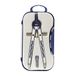 Campus College BK-308 schoolpasser met universele adapter, blauw