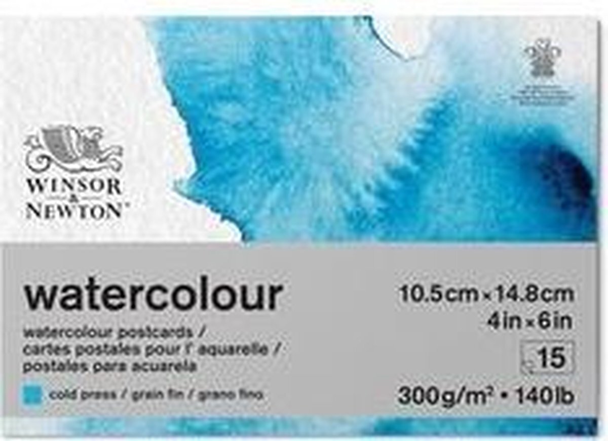 Winsor & Newton Classic Aquarelpapier Grain fin Blok 300 gram A3 met 12 vel