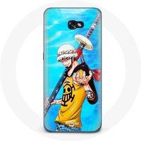 Maniacase Hoesje voor Samsung Galaxy A3 2017 One Piece Manga Trafalgar Law zwaard