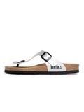 Bayton Teenslipper 'Mercure' zilvergrijs / zwart