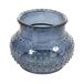 Creative Co-op Glazen Hobnail kandelaar/vaas (houdt 5" pijler kaars) votief houder, blauw