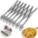 Ibenzoa® Coupe-pizza professionnel avec 7 roues - Construction en acier inoxydable