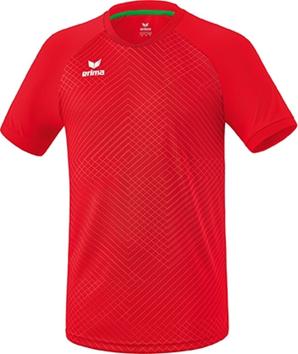 Erima Madrid Shirt Korte Mouw Heren - Rood