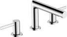 Hansgrohe Zesis S - Wastafelkraan met afvoerplug, 3-gats installatie, EcoSmart+, chroom 74733000