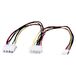 ROLINE Y-kabel 4 pol. HDD / 4 pol. HDD + 4 pol. FDD, 0,3 m