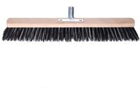 Buemag Bezemkop - Arenga/Elaston mix - zwart/wit - hard - hout - 60 cm